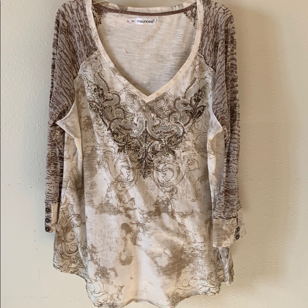 Long sleeve blouse
